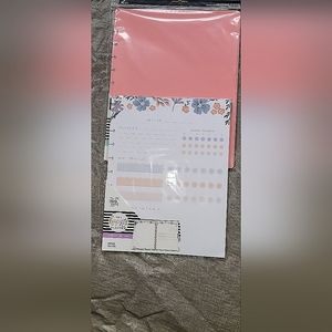 Big Bubble Gum Pink Deluxe Snap-Cover & Wellness Paper Tracker Paper Combo😀😔😭